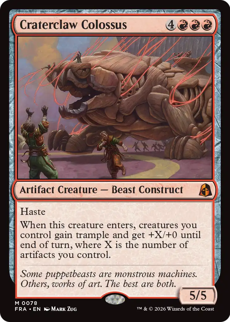 Craterclaw Colossus [Reality Fracture] | Rock City Comics