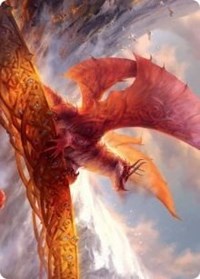 Goldspan Dragon Art Card [Kaldheim Art Series] | Rock City Comics