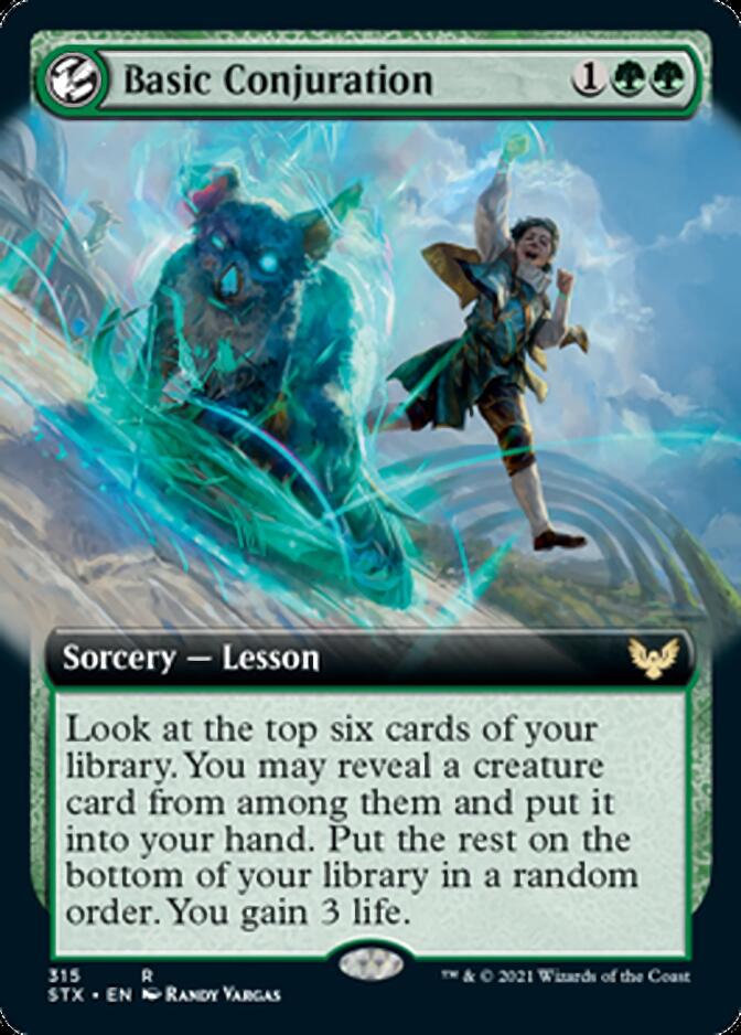 Basic Conjuration (Extended Art) [Strixhaven: School of Mages] | Rock City Comics