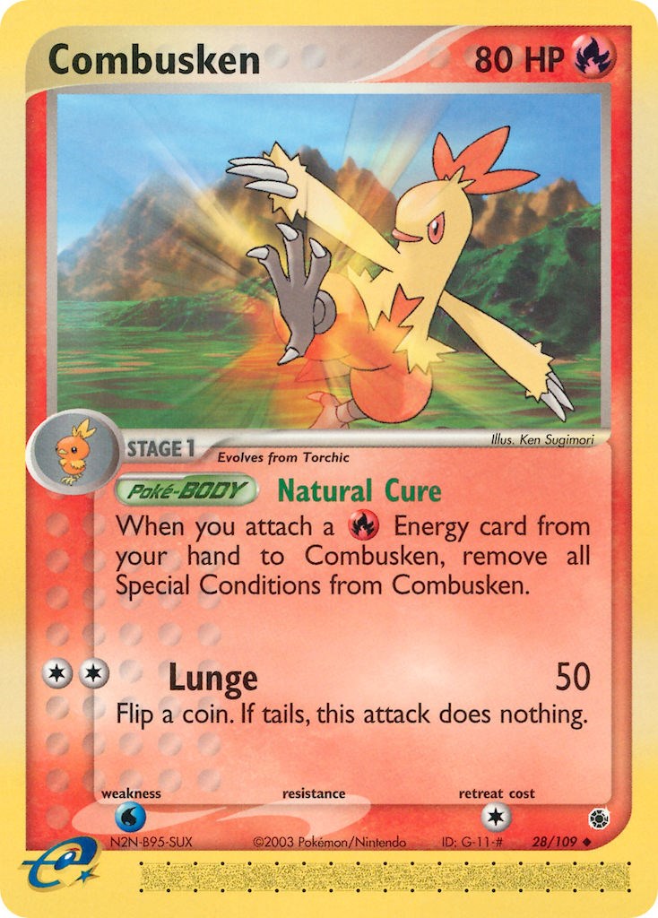 Combusken (28/109) [EX: Ruby & Sapphire] | Rock City Comics