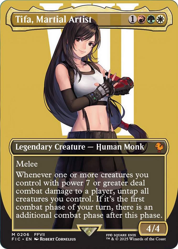 Tifa, Martial Artist (Borderless) [FINAL FANTASY Commander] | Rock City Comics