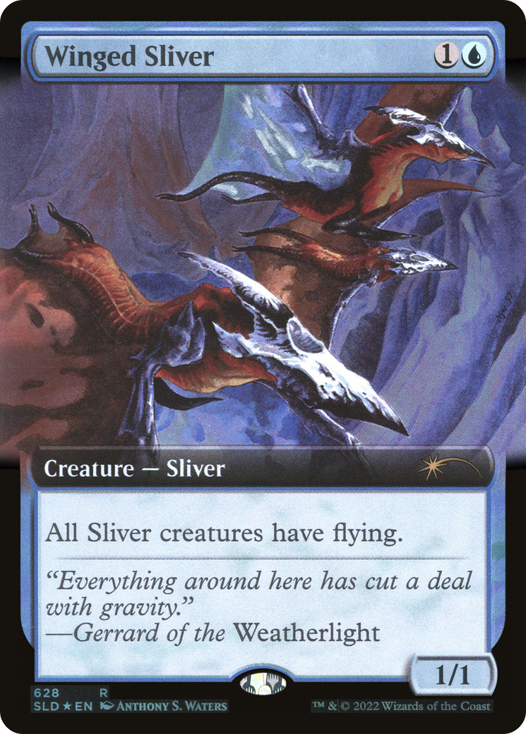 Winged Sliver (Extended Art) [Secret Lair Drop Promos] | Rock City Comics