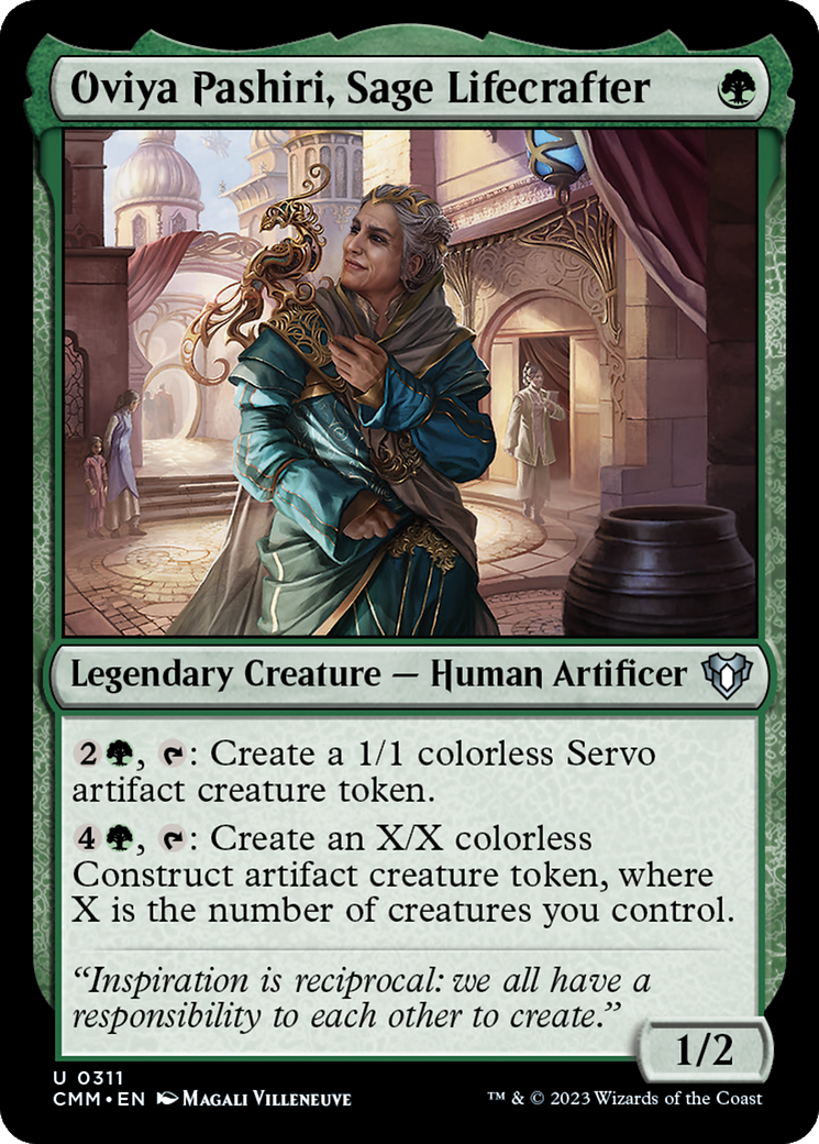 Oviya Pashiri, Sage Lifecrafter [Commander Masters] | Rock City Comics