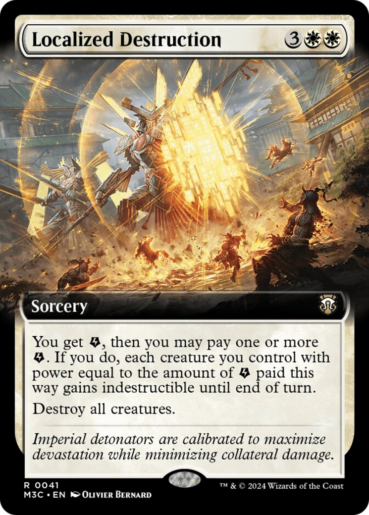 Localized Destruction (Extended Art) [Modern Horizons 3 Commander] | Rock City Comics