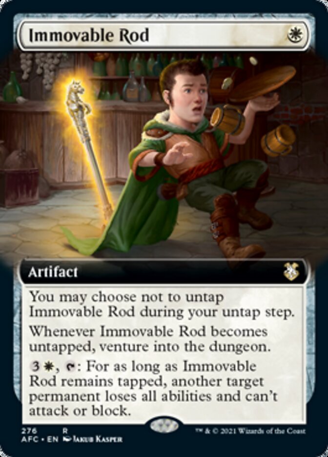 Immovable Rod (Extended Art) [Dungeons & Dragons: Adventures in the Forgotten Realms Commander] | Rock City Comics