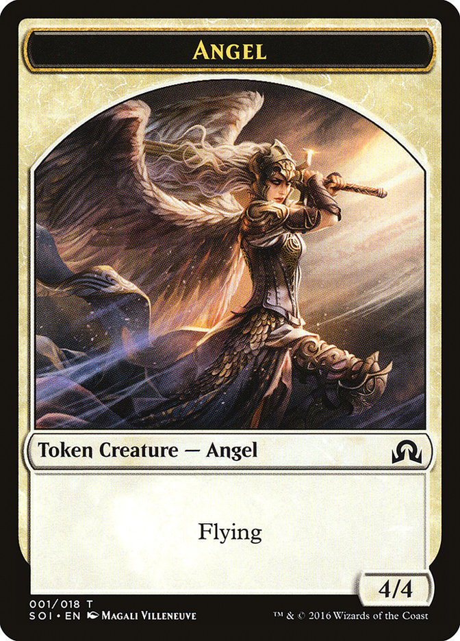 Angel Token [Shadows over Innistrad Tokens] | Rock City Comics