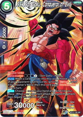 SS4 Son Goku, Conqueror of Evil (BT11-126) [Vermilion Bloodline 2nd Edition] | Rock City Comics