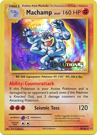 Machamp (59/108) (XY Evolutions Prerelease) [XY: Black Star Promos] | Rock City Comics