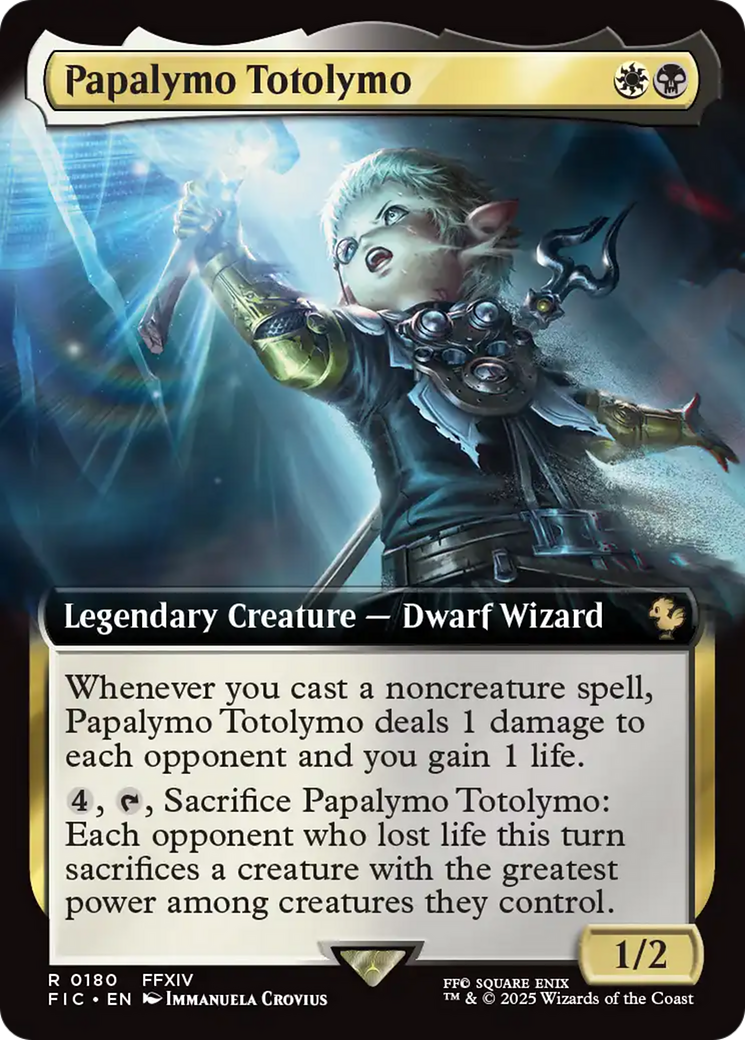 Papalymo Totolymo (Extended Art) [FINAL FANTASY Commander] | Rock City Comics