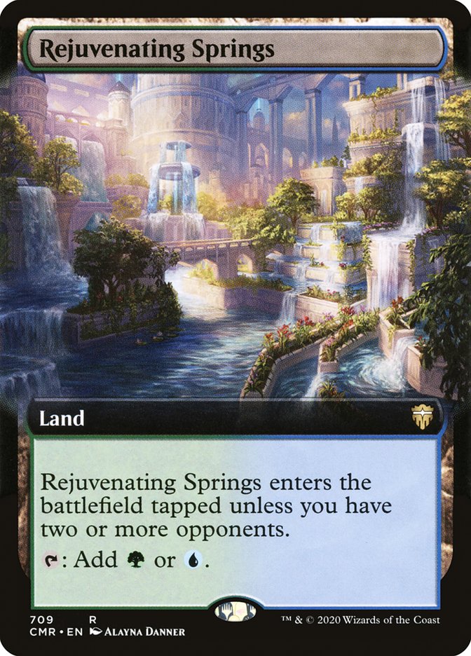 Rejuvenating Springs (Extended Art) [Commander Legends] | Rock City Comics