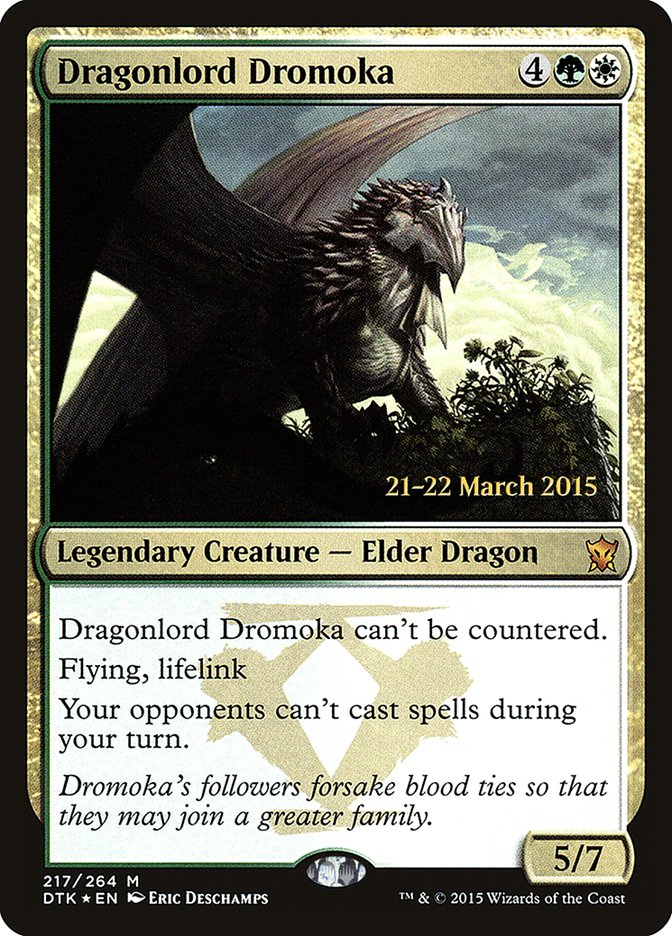 Dragonlord Dromoka [Dragons of Tarkir Prerelease Promos] | Rock City Comics