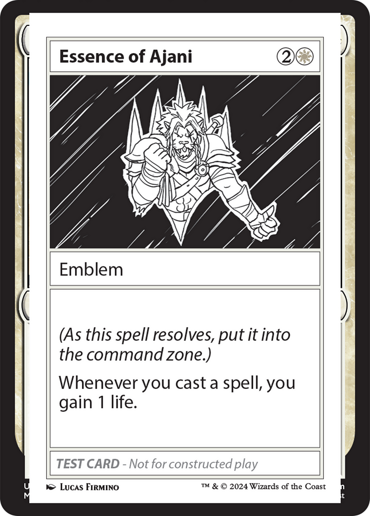 Essence of Ajani [Mystery Booster 2 Playtest Cards] | Rock City Comics