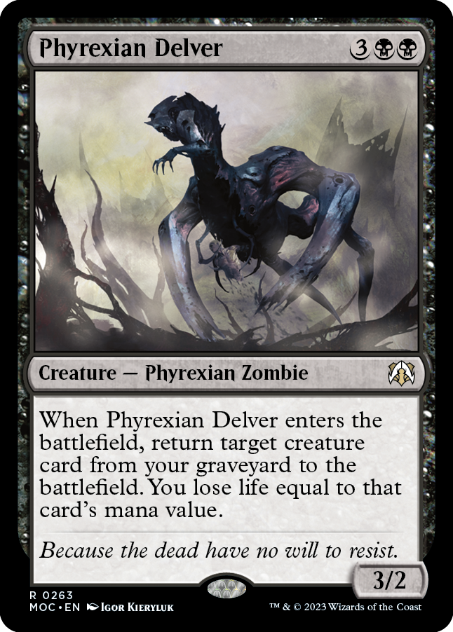 Phyrexian Delver [March of the Machine Commander] | Rock City Comics