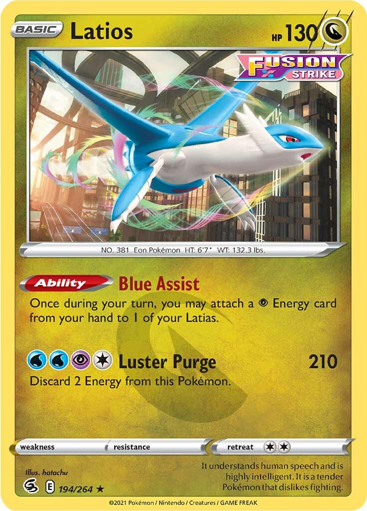 Latios (194/264) [Sword & Shield: Fusion Strike] | Rock City Comics