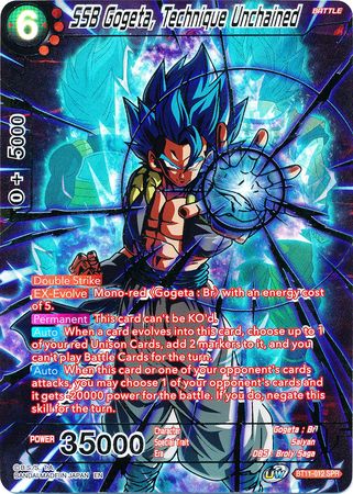 SSB Gogeta, Technique Unchained (SPR) (BT11-012) [Vermilion Bloodline] | Rock City Comics