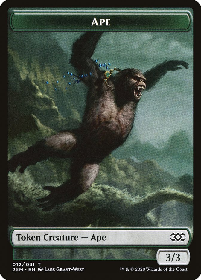 Ape Token [Double Masters Tokens] | Rock City Comics