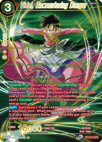 Videl, Encountering Danger (SPR) (BT15-016) [Saiyan Showdown] | Rock City Comics