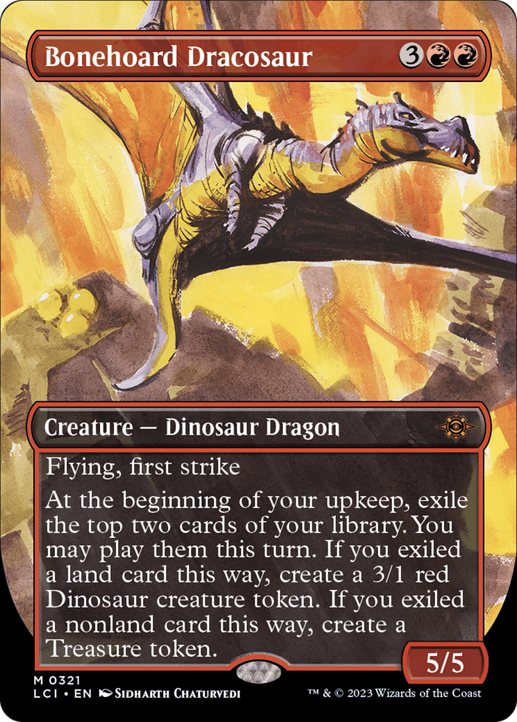 Bonehoard Dracosaur (Borderless) [The Lost Caverns of Ixalan] | Rock City Comics