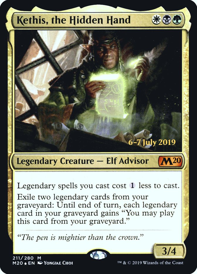 Kethis, the Hidden Hand [Core Set 2020 Prerelease Promos] | Rock City Comics