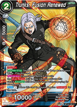 Trunks, Fusion Renewed (Common) (BT13-132) [Supreme Rivalry] | Rock City Comics