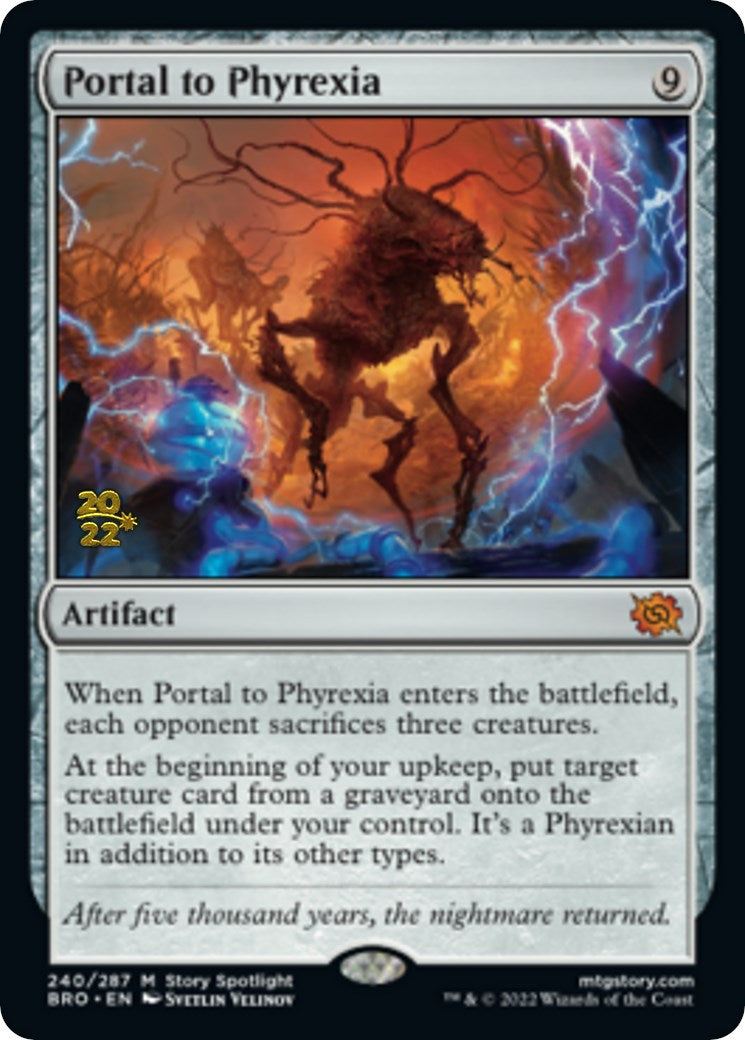 Portal to Phyrexia [The Brothers' War Prerelease Promos] | Rock City Comics
