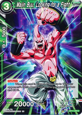 Majin Buu, Looking for a Fight (BT11-082) [Vermilion Bloodline 2nd Edition] | Rock City Comics