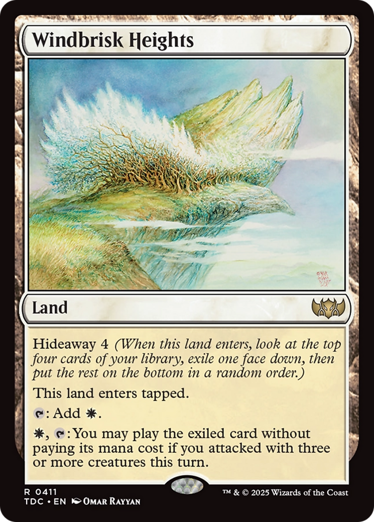 Windbrisk Heights [Tarkir: Dragonstorm Commander] | Rock City Comics