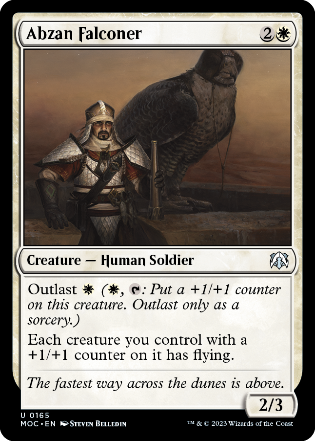 Abzan Falconer [March of the Machine Commander] | Rock City Comics