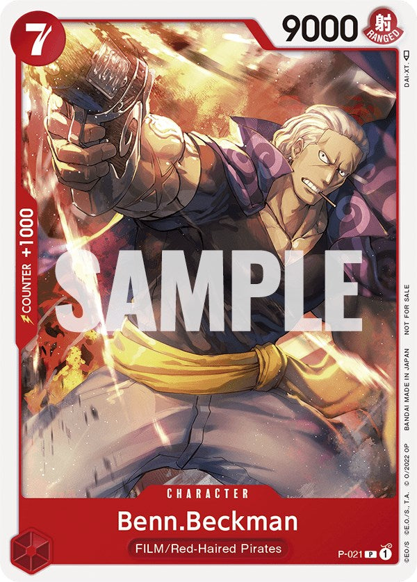 Benn.Beckman (One Piece Film Red) [One Piece Promotion Cards] | Rock City Comics