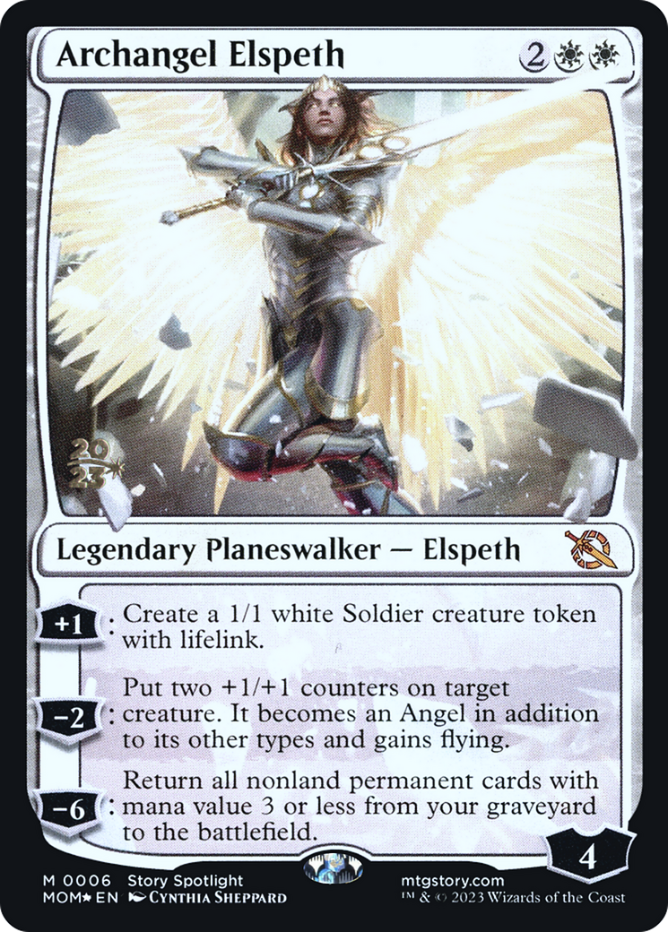 Archangel Elspeth [March of the Machine Prerelease Promos] | Rock City Comics