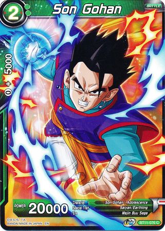 Son Gohan (Green) (BT11-076) [Vermilion Bloodline 2nd Edition] | Rock City Comics