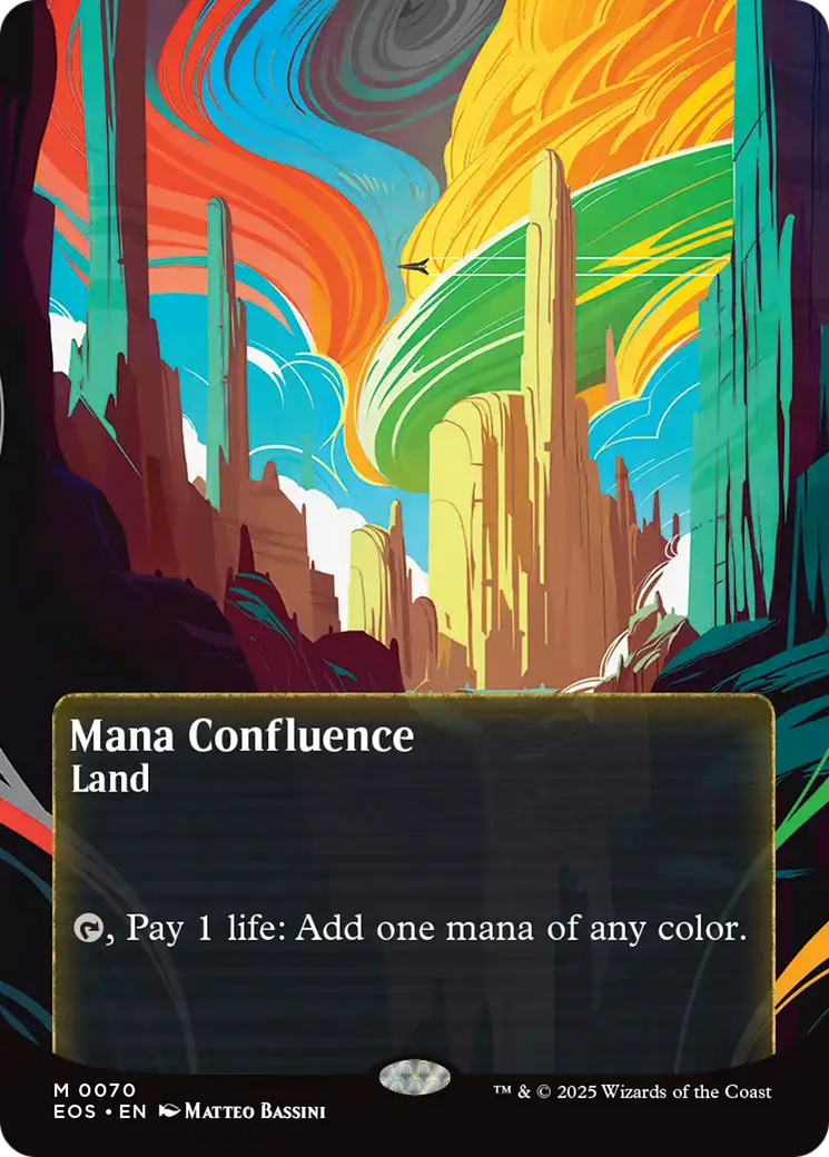 Mana Confluence (0070) (Borderless) [Edge of Eternities: Stellar Sights] | Rock City Comics