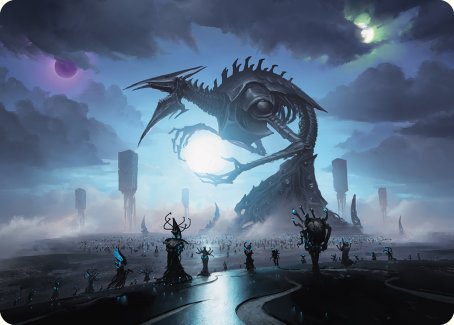 Blue Sun's Twilight Art Card [Phyrexia: All Will Be One Art Series] | Rock City Comics