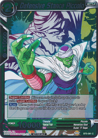 Defensive Stance Piccolo (Event Pack 4) (BT5-061) [Promotion Cards] | Rock City Comics