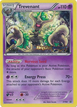 Trevenant (XY94) (Staff) [XY: Black Star Promos] | Rock City Comics