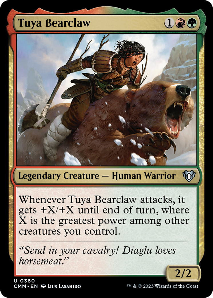 Tuya Bearclaw [Commander Masters] | Rock City Comics