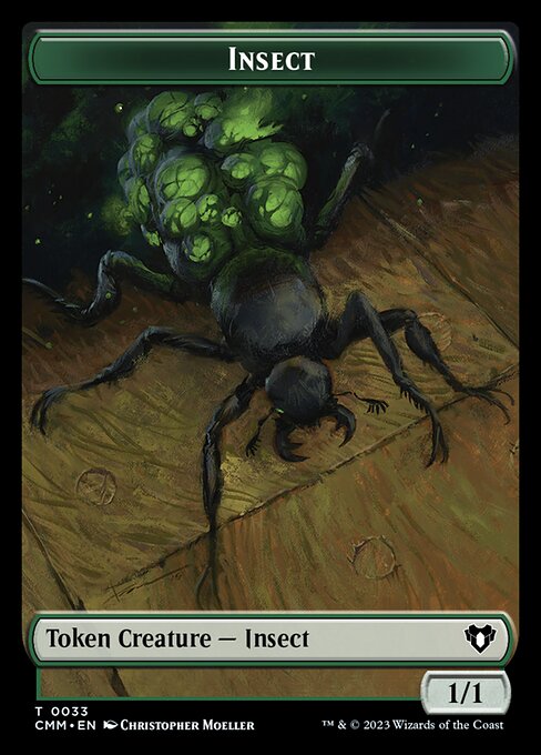 Eldrazi Spawn // Insect Double-Sided Token [Commander Masters Tokens] | Rock City Comics