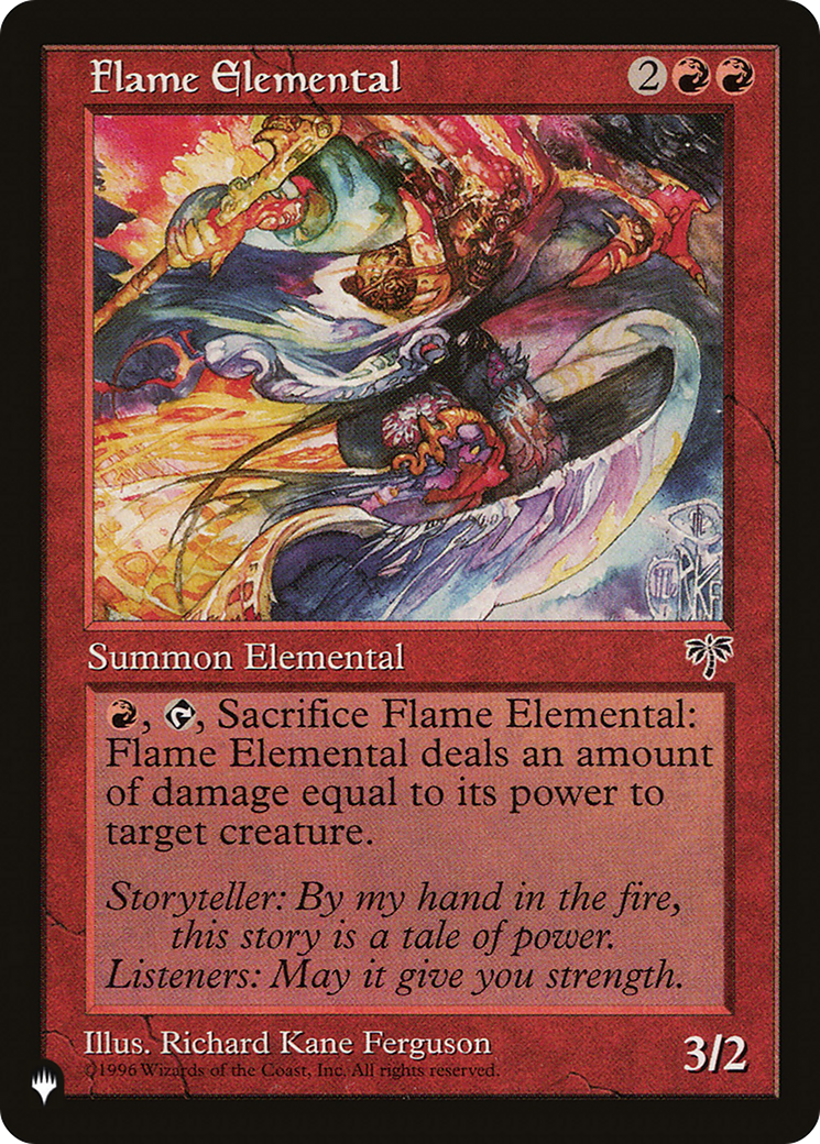 Flame Elemental [The List Reprints] | Rock City Comics