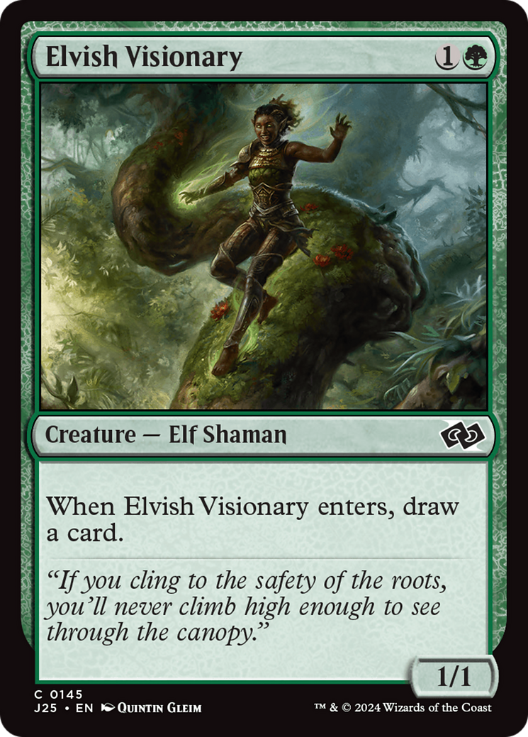 Elvish Visionary [Foundations Jumpstart] | Rock City Comics
