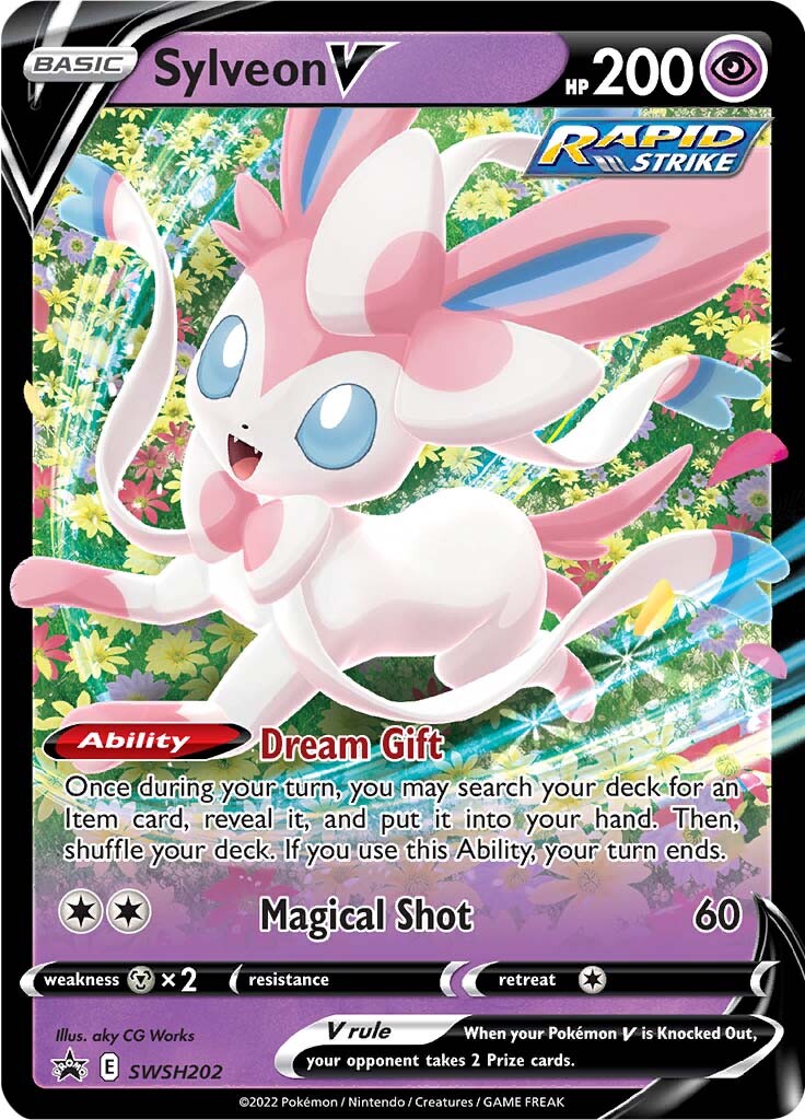 Sylveon V (SWSH202) [Sword & Shield: Black Star Promos] | Rock City Comics