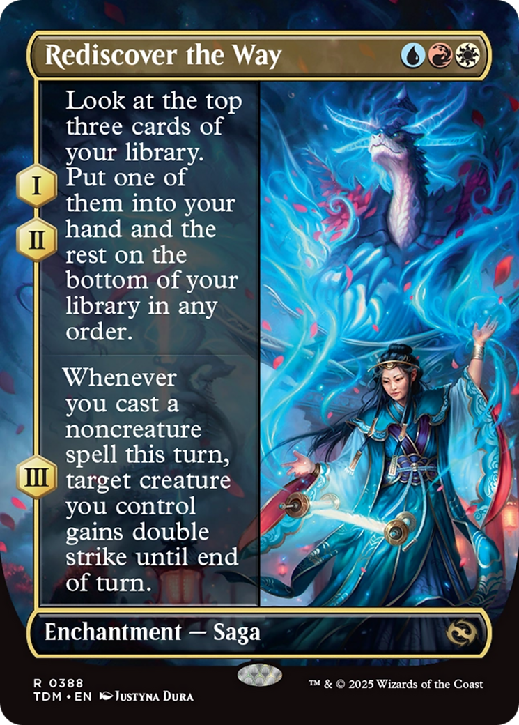 Rediscover the Way (Borderless) [Tarkir: Dragonstorm] | Rock City Comics