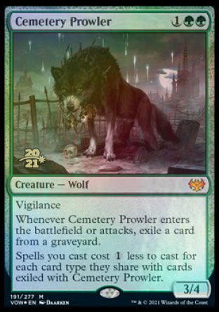 Cemetery Prowler [Innistrad: Crimson Vow Prerelease Promos] | Rock City Comics