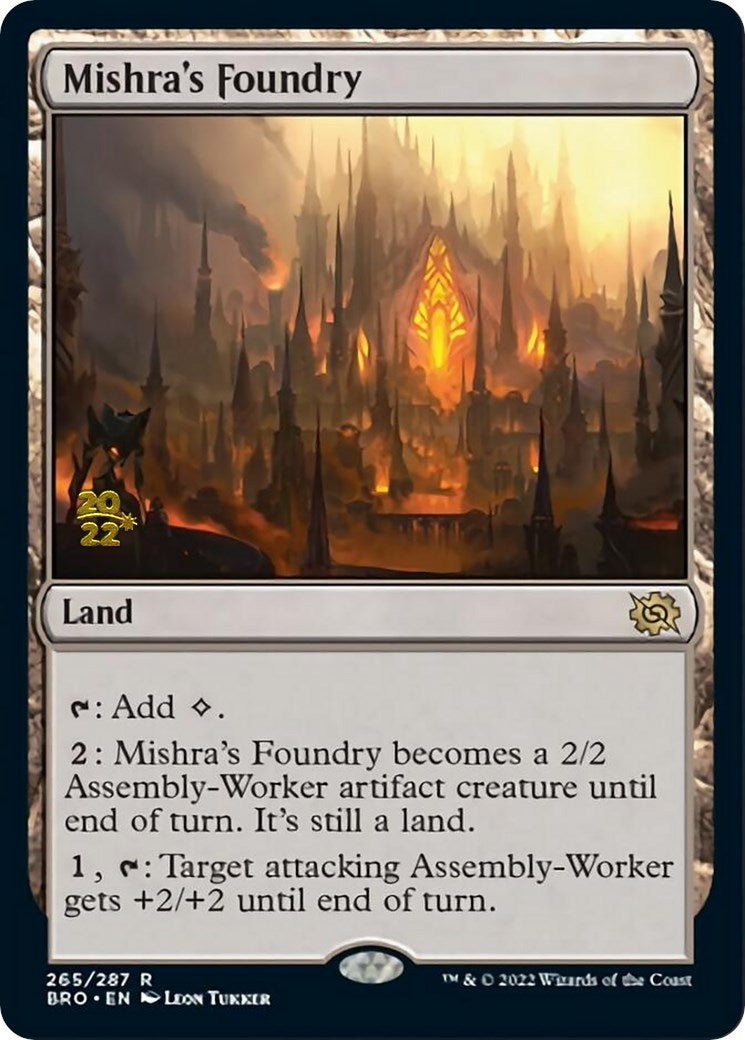 Mishra's Foundry [The Brothers' War Prerelease Promos] | Rock City Comics