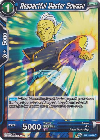 Respectful Master Gowasu (BT10-049) [Rise of the Unison Warrior 2nd Edition] | Rock City Comics