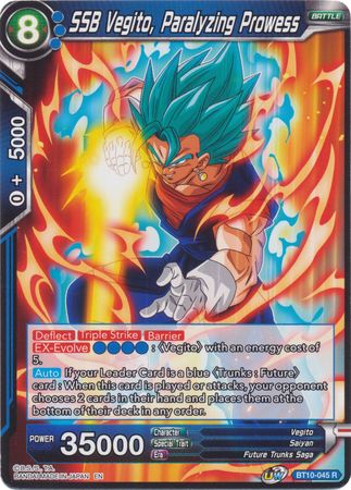 SSB Vegito, Paralyzing Prowess (BT10-045) [Rise of the Unison Warrior 2nd Edition] | Rock City Comics