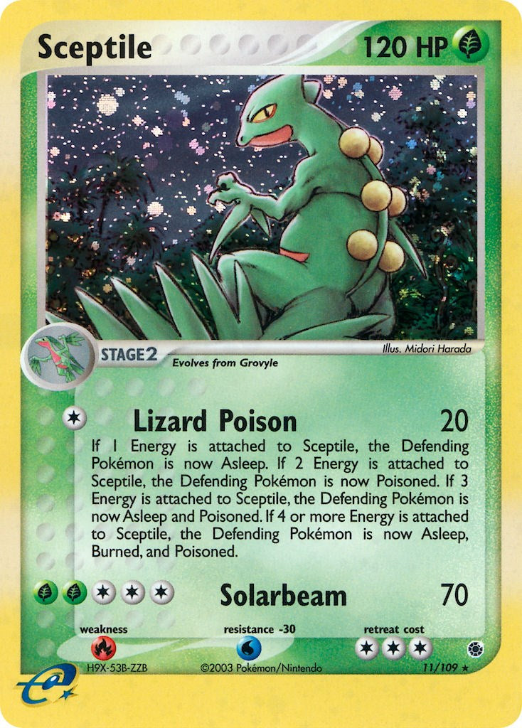 Sceptile (11/109) [EX: Ruby & Sapphire] | Rock City Comics