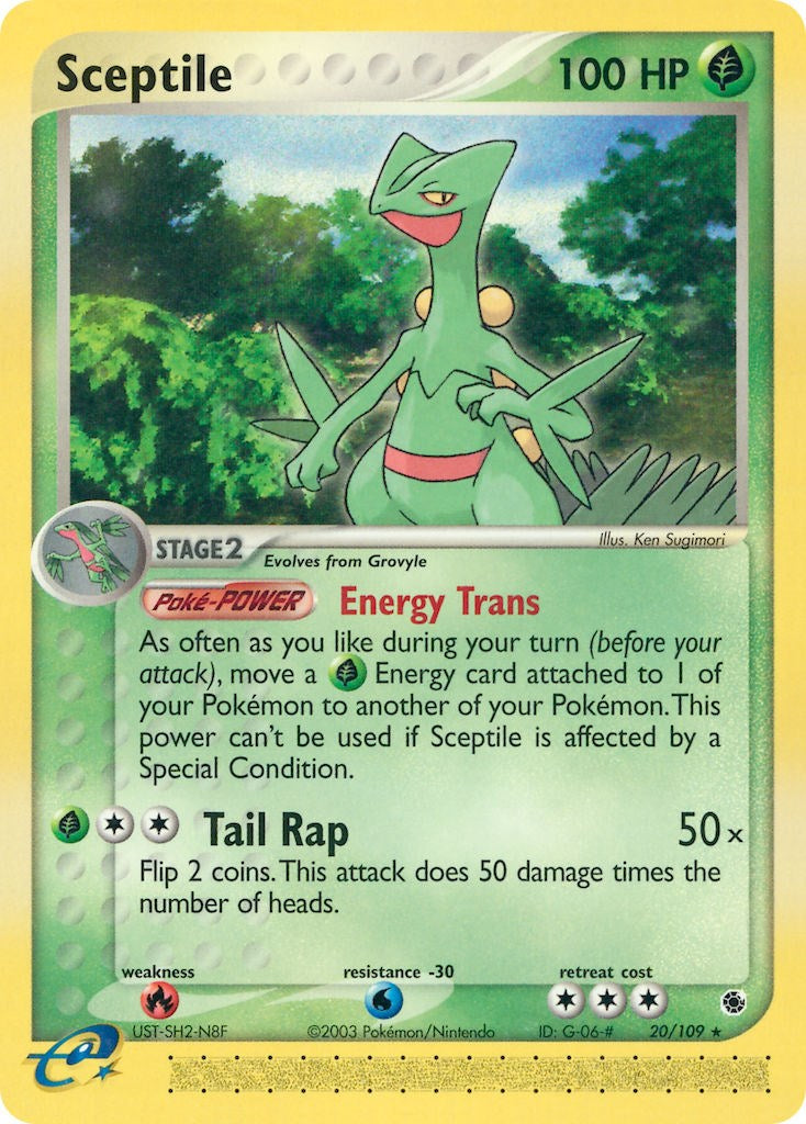 Sceptile (20/109) [EX: Ruby & Sapphire] | Rock City Comics