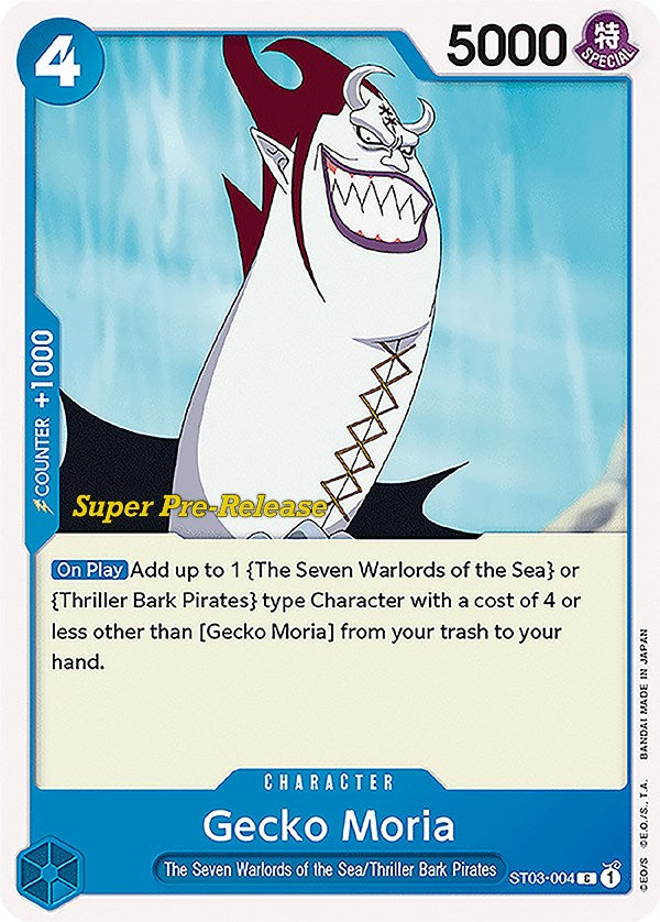 Gecko Moria [Super Pre-Release Starter Deck: The Seven Warlords of the Sea] | Rock City Comics