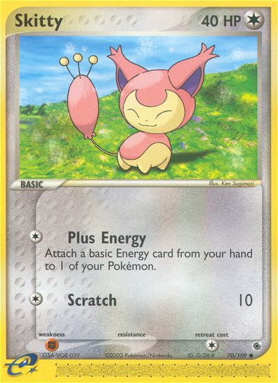 Skitty (70/109) [EX: Ruby & Sapphire] | Rock City Comics