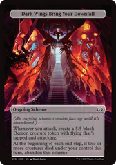 Dark Wings Bring Your Downfall (Full Art) [Duskmourn: Archenemy] | Rock City Comics